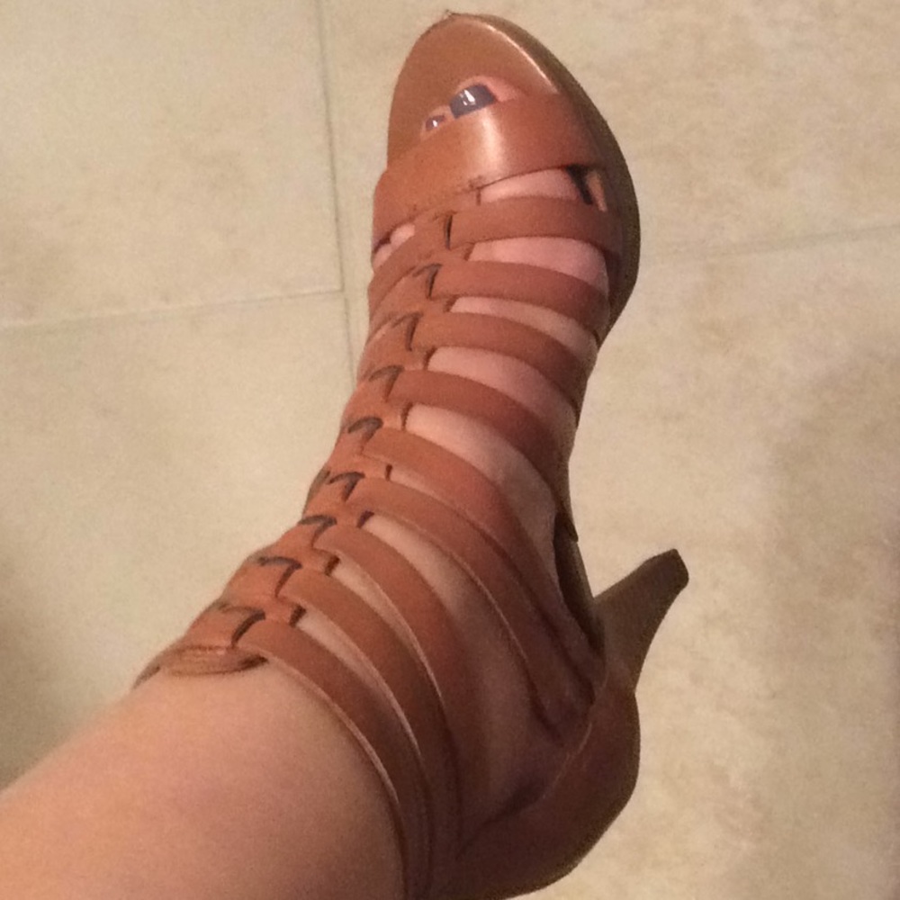 Beautiful camel sandals